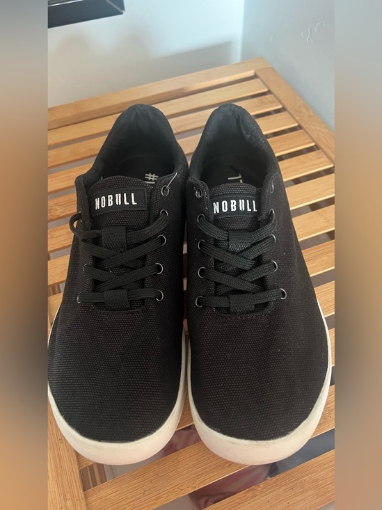NOBULL Shoes - NOBULL Black Low-Top Sneakers with White Sole